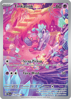 Tinkatink Illustration Rare - PAL 216 - Pok&eacute;mon kaart (Scarlet &amp; Violet - Paldea Evolved)