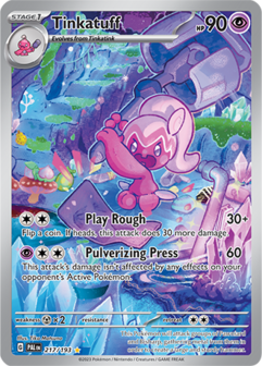 Tinkatuff Illustration Rare - PAL 217 - Pok&eacute;mon kaart (Scarlet &amp; Violet - Paldea Evolved)