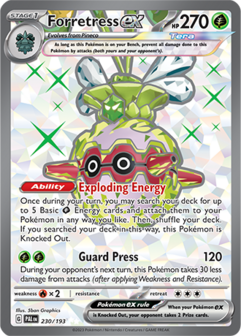 Forretress EX Ultra Rare - PAL 230 - Pok&eacute;mon kaart (Scarlet &amp; Violet - Paldea Evolved)