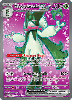 Meowscarada EX Ultra Rare- PAL 231 - Pok&eacute;mon kaart (Scarlet &amp; Violet - Paldea Evolved)