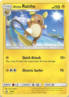 Alolan Raichu Oversized (Promo) - SM65 // Pok&eacute;mon kaart (Sun&amp;Moon) 