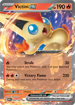 Victini EX Double Rare - OBF 033 - Pok&eacute;mon kaart (Scarlet &amp; Violet - Obsidian Flames)