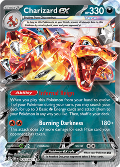 Charizard EX Double Rare - OBF 125 - Pok&eacute;mon kaart (Scarlet &amp; Violet - Obsidian Flames)