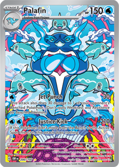 Palafin Illustration Rare - OBF 200 - Pok&eacute;mon kaart (Scarlet &amp; Violet - Obsidian Flames)