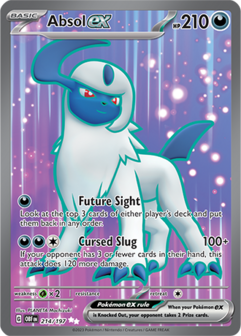 Absol EX Ultra Rare - OBF 214 - Pok&eacute;mon kaart (Scarlet &amp; Violet - Obsidian Flames)