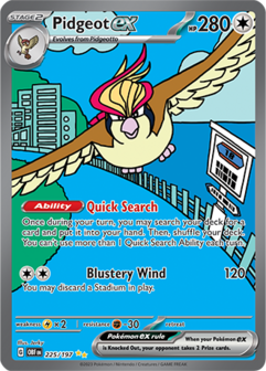 Pidgeot EX Special Illustration Rare - OBF 225 - Pok&eacute;mon kaart (Scarlet &amp; Violet - Obsidian Flames)