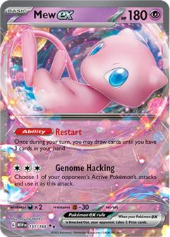 Mew EX Double Rare - MEW 151 - Pok&eacute;mon kaart (Scarlet &amp; Violet - 151)