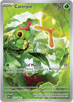 Caterpie Illustration Rare - MEW 172 - Pok&eacute;mon kaart (Scarlet &amp; Violet - 151)