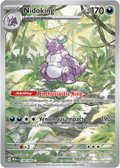 Nidoking Illustration Rare - MEW 174 - Pok&eacute;mon kaart (Scarlet &amp; Violet - 151)