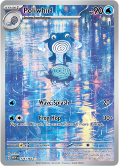 Poliwhirl Illustration Rare - MEW 176 - Pok&eacute;mon kaart (Scarlet &amp; Violet - 151)