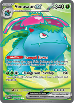 Venusaur EX Ultra Rare - MEW 182 - Pok&eacute;mon kaart (Scarlet &amp; Violet - 151)