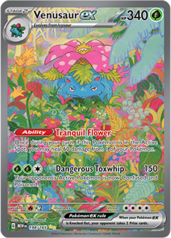 Venusaur EX Special Illustration Rare - MEW 198 - Pok&eacute;mon kaart (Scarlet &amp; Violet - 151)