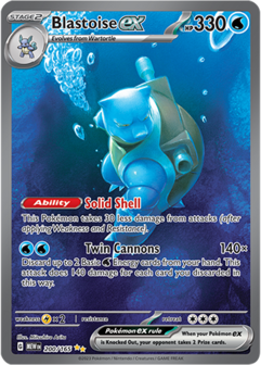 Blastoise EX Special Illustration Rare - MEW 200 - Pok&eacute;mon kaart (Scarlet &amp; Violet - 151)