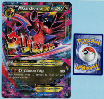 M Garchomp EX XY168 - Oversized Pokemon Kaart