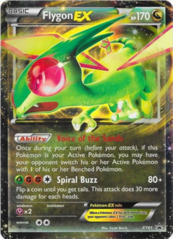 Flygon EX XY61 - Oversized Pokemon Kaart