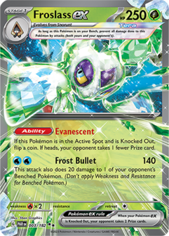 Froslass EX Double Rare - PAR 003 - Pok&eacute;mon kaart (Scarlet &amp; Violet - Paradox Rift)