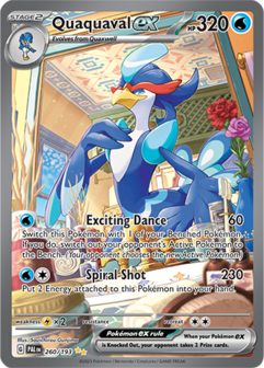 Quaquaval EX Special Illustration Rare - PAL 260 - Pok&eacute;mon kaart (Scarlet &amp; Violet - Paldea Evolved)