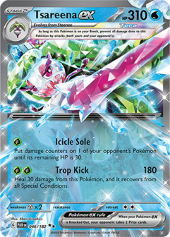 Tsareena EX Double Rare - PAR 046 - Pok&eacute;mon kaart (Scarlet &amp; Violet - Paradox Rift)