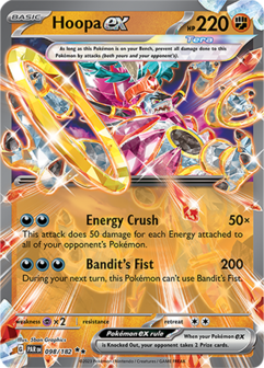 Hoopa EX Double Rare - PAR 098 - Pok&eacute;mon kaart (Scarlet &amp; Violet - Paradox Rift)