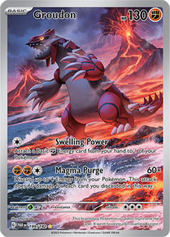 Groudon Illustration Rare - PAR 199 - Pok&eacute;mon kaart (Scarlet &amp; Violet - Paradox Rift)