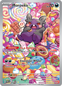 Morpeko Illustration Rare - PAR 206 - Pok&eacute;mon kaart (Scarlet &amp; Violet - Paradox Rift)