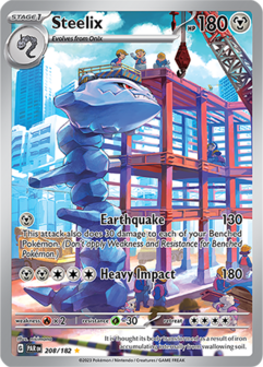 Steelix Illustration Rare - PAR 208 - Pok&eacute;mon kaart (Scarlet &amp; Violet - Paradox Rift)