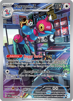 Porygon-Z Illustration Rare - PAR 214 - Pok&eacute;mon kaart (Scarlet &amp; Violet - Paradox Rift)