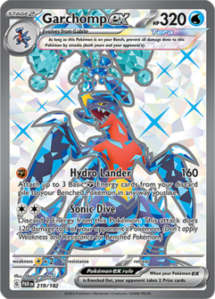 Garchomp EX Ultra Rare - PAR 219 - Pok&eacute;mon kaart (Scarlet &amp; Violet - Paradox Rift)