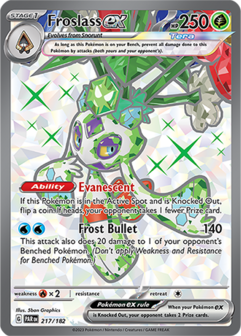 Froslass EX Ultra Rare - PAR 217 - Pok&eacute;mon kaart (Scarlet &amp; Violet - Paradox Rift)