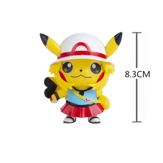 Pikachu Emoji Actiefiguren - Happy Pikachu - 10cm