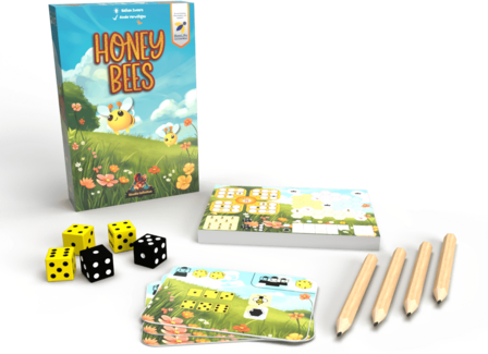 Honey Bees - Roll &amp; Write Spel