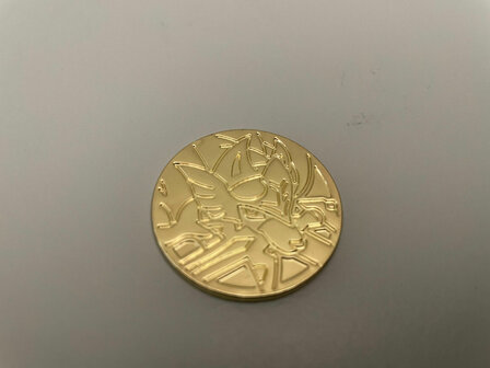 Metalen Zacian Collectible Coin (goud)