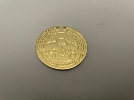 Metalen Zacian Collectible Coin (goud)