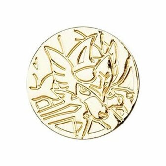 Metalen Zacian Collectible Coin (goud)