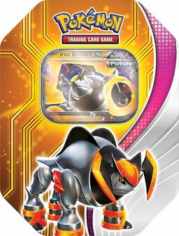 Pok&eacute;mon Trading Card - Paradox Destinies Tin - Iron Boulder EX