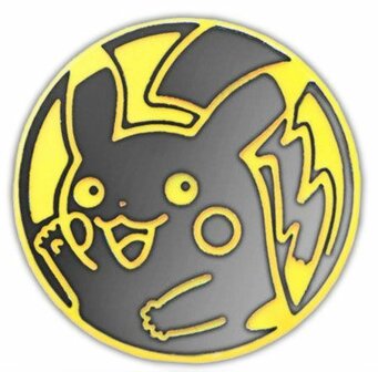Pokemon Pikachu (Waving) Collectible Coin (Yellow &amp; Silver)