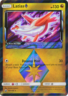 Latias Prism Star Pokemon kaart 107/168