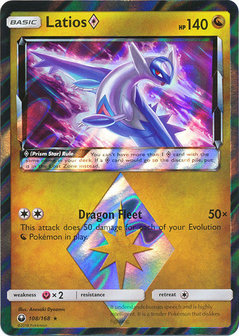 Latios Prism Star Pokemon kaart 108/168