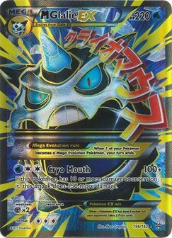 MEGA Glalie EX Full Art // Pok&eacute;mon Kaart