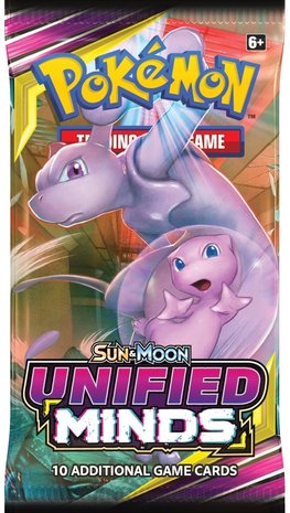 Pokémon Sun & Moon Unified Minds - Booster Pack (10 kaarten)
