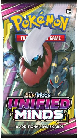 Pokémon Sun & Moon Unified Minds - Booster Pack (10 kaarten)
