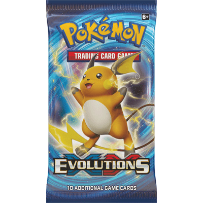 slachtoffers Chromatisch banaan Pokémon Kaarten Evolutions Booster Pack (10 kaarten) - DePokemonShop.nl