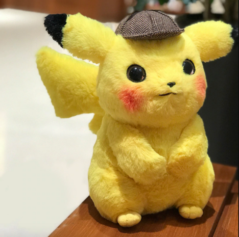 Detective Pikachu XL - 28cm Pokémon Knuffel
