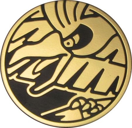 Pokemon Ho-Oh Collectible Coin (Gold Cracked Holofoil)