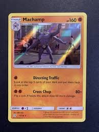 Machamp - 13/18 - Holo Rare  - Detective Pikachu Series
