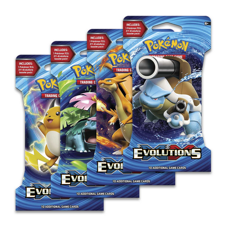 Pokémon Kaarten Evolutions Sleeved Booster Pack (10 kaarten)