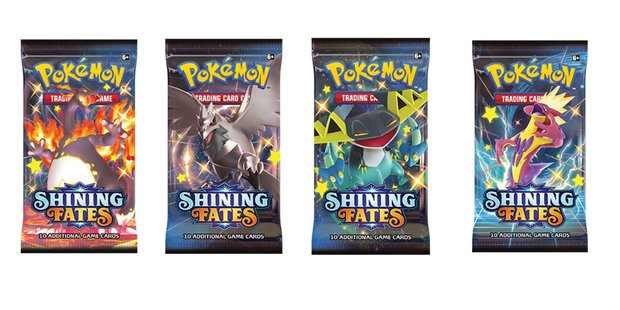 Pokémon Kaarten Shining Fates Booster Pack (10 kaarten)