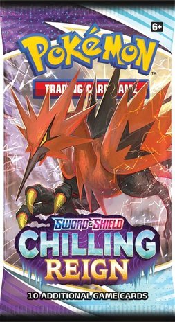 Pokémon Kaarten Chilling Reign Booster Pack (10 kaarten)