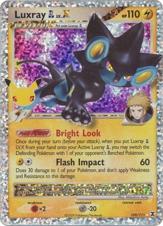 Luxray GL LV.X Ultra Rare - 109/111 // Pokémon kaart (Celebrations)