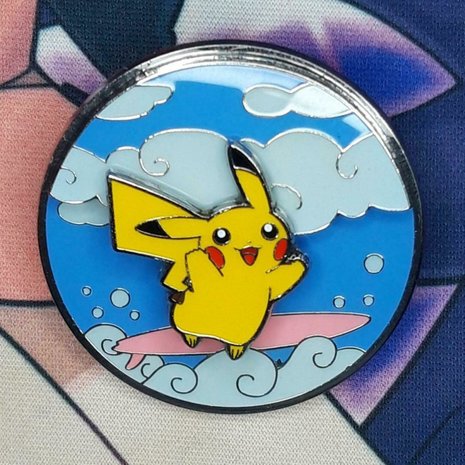 2-in-1 Flying Pikachu & Surfing Pikachu Pokémon 25th Celebrations Pin